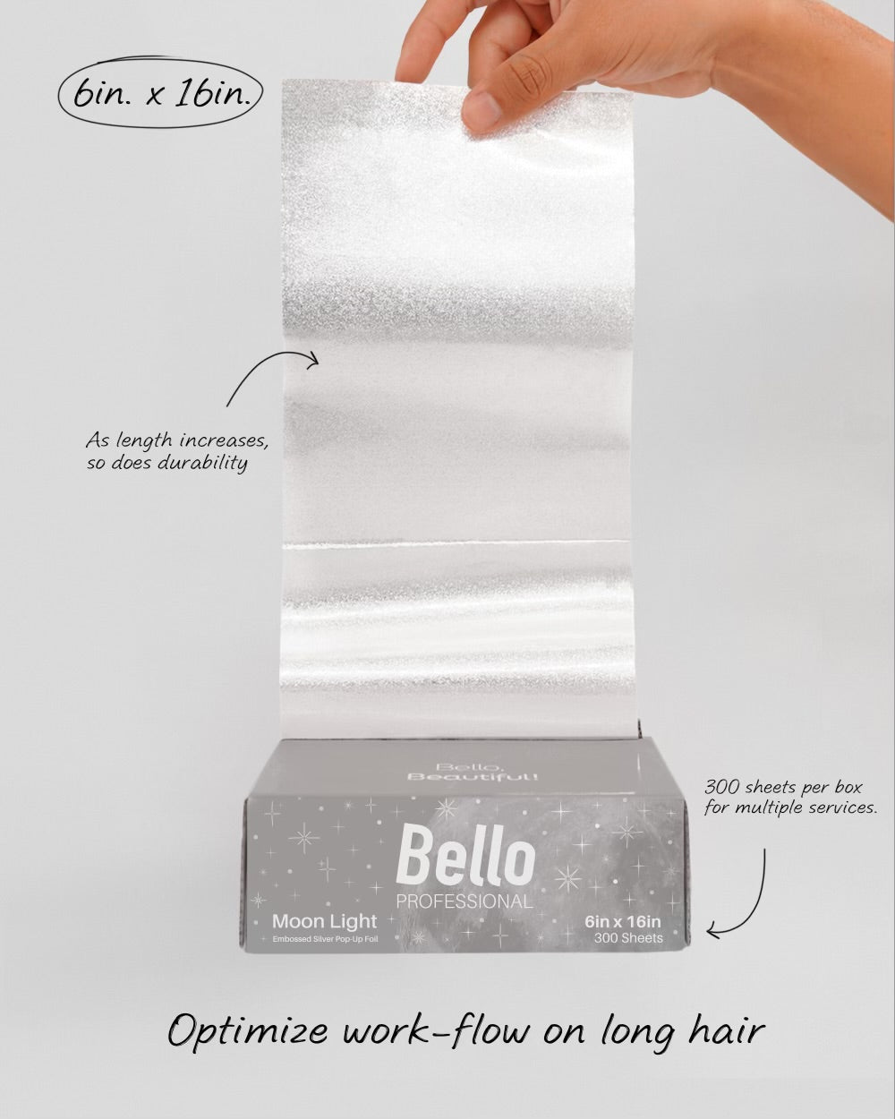 6 in. x 16 in. Moon Light Pop-Up Foil