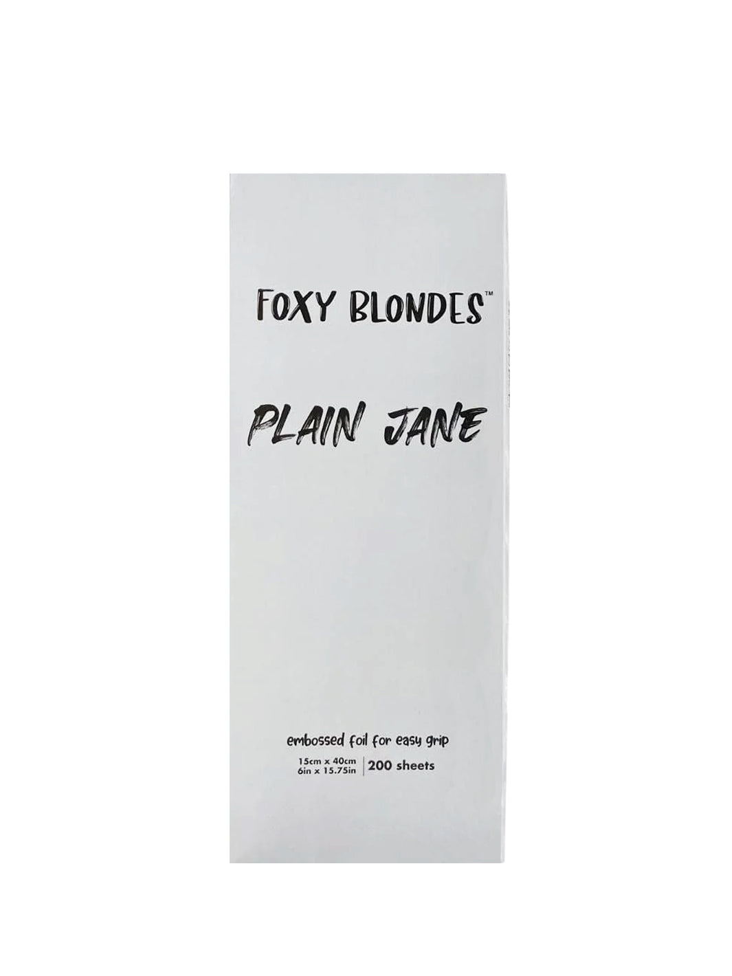 Foxy Blondes - Plain Jane Pre-Cut Foils