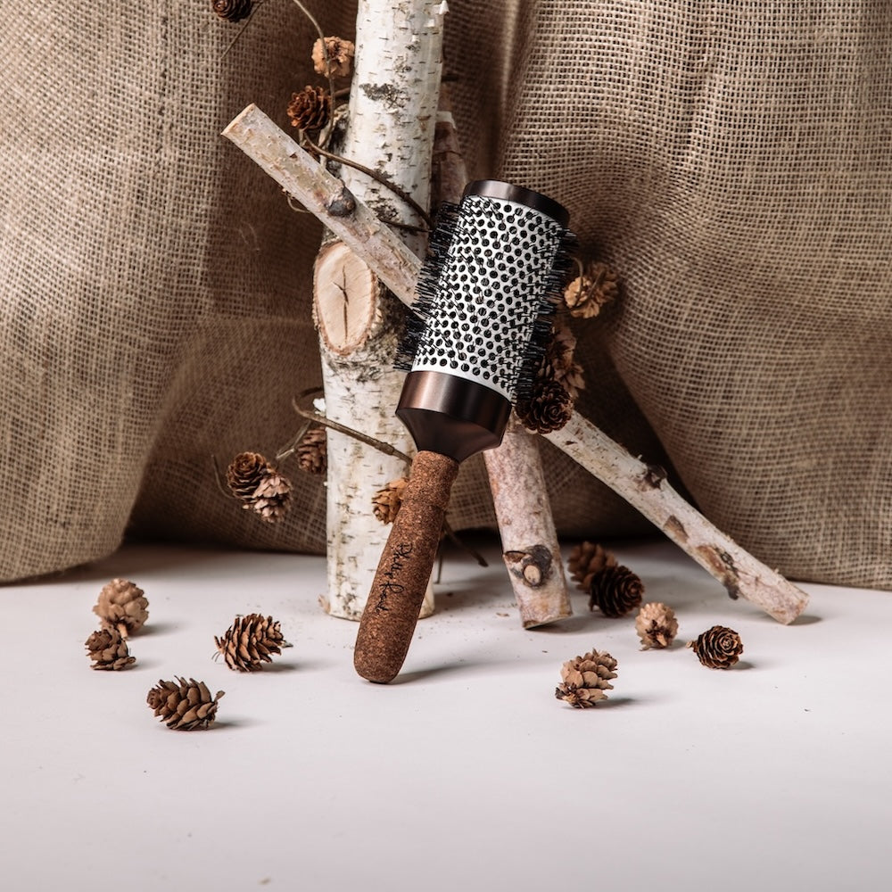 Round Brush Ceramic Cork Handle- Large 75 mm / 3in
