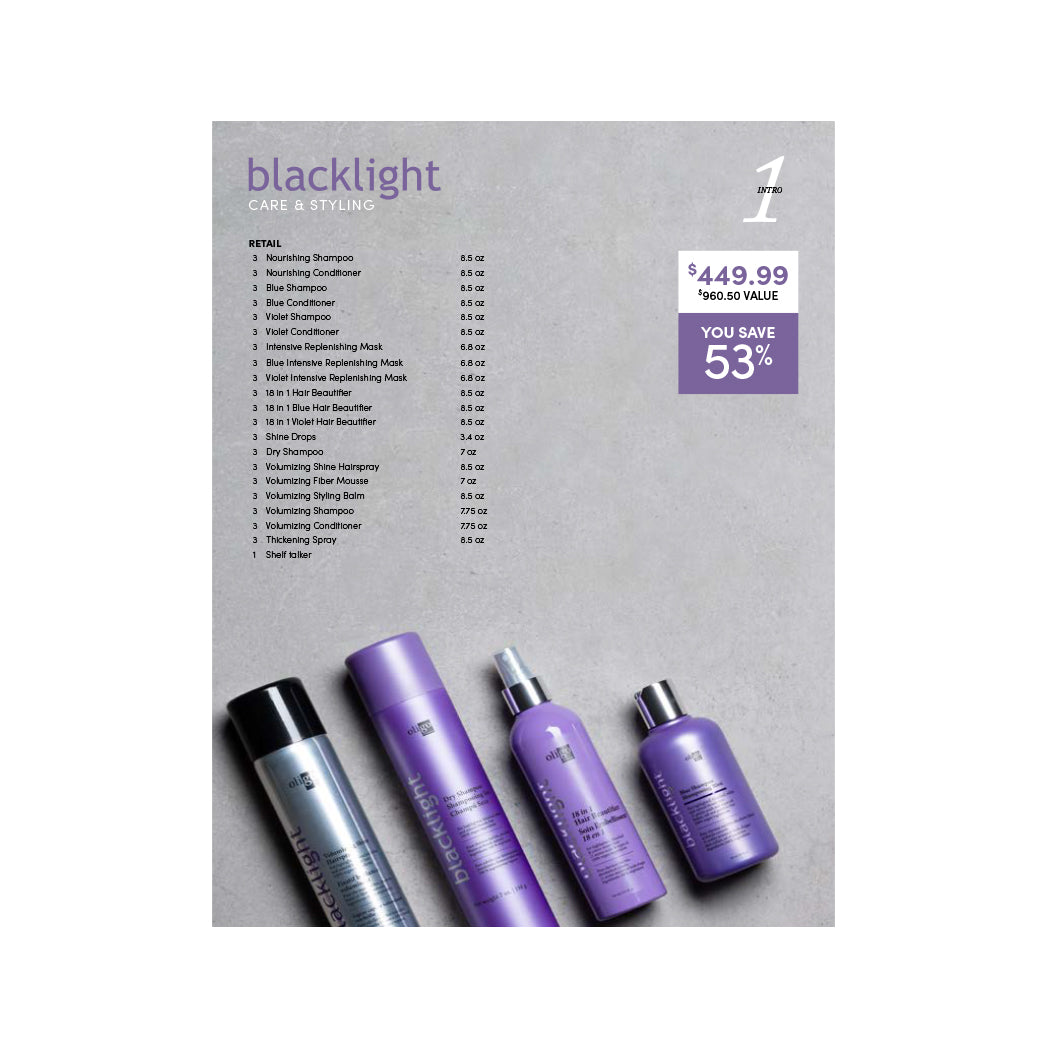 Blacklight Care &amp; Styling Intro Kits