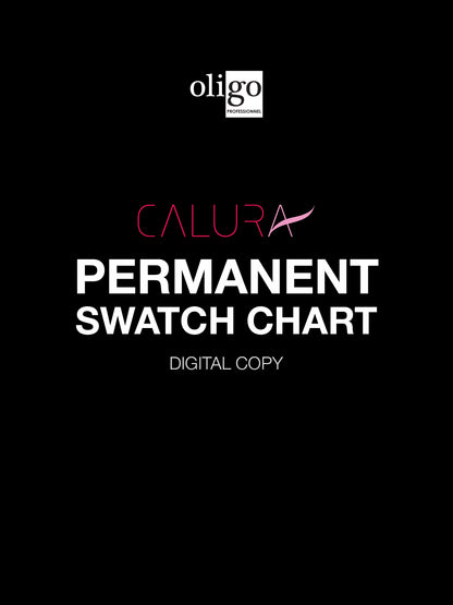 Oligo Calura Permanent Color Swatch Chart (digital copy)